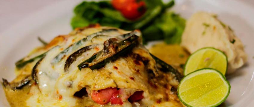 Marisco en salsa poblana